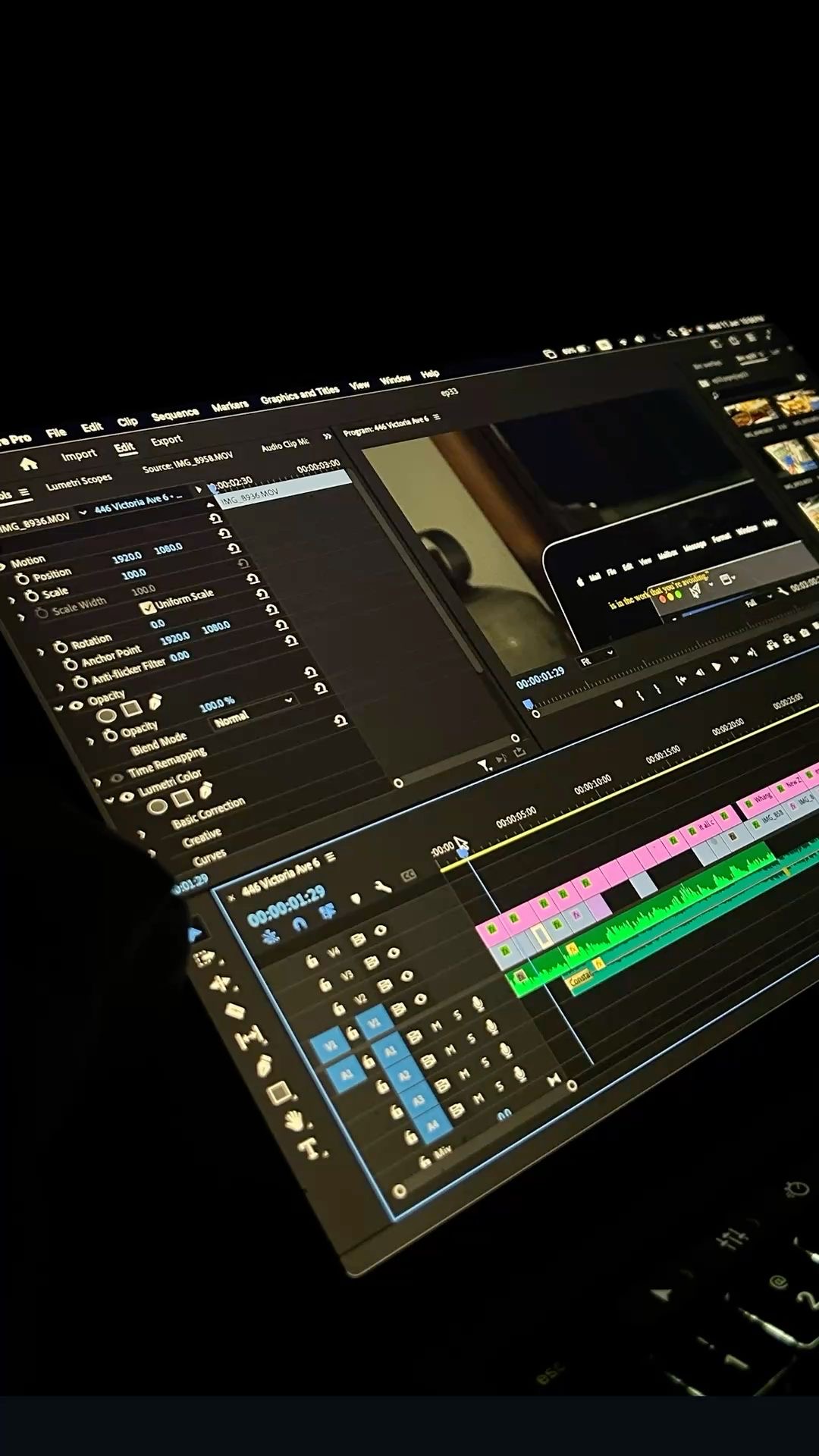Adobe Premiere Pro Editing